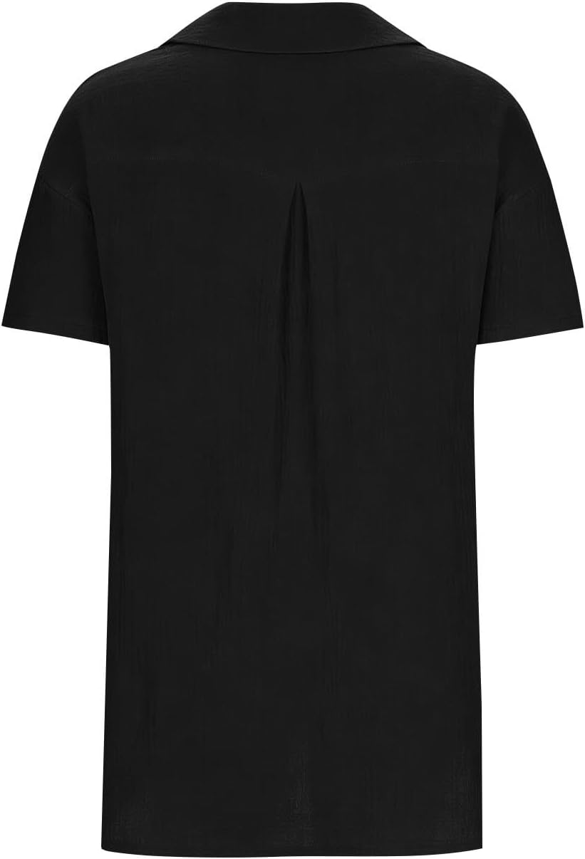 Women's Summer Mini Dresses Casual Loose Fit Short Sleeve Cotton Gauze Dress Beach Vacation T Shirt Dress