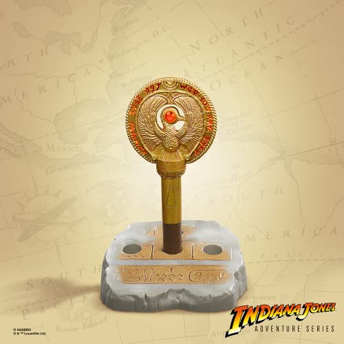 Medalhão Indiana Jones Adventure Series - Bastão de Ra, Acessório Para Cabeça - Com Efeitos de Luz -