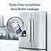 AQUACREST Replacement 640565 Refrigerator Water Filter, Compatible with Bosch 640565, EVOLFLTR10 AP3961137, 3M Cuno CS-52, Whirlpool WHKF-R-PLUS, Pack of 3 (package may vary)