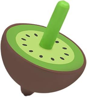 TOYANDONA Mini Brinquedo Brinquedos De Madeira Brinquedos Infantis Brinquedo De Madeira Para Crianças Brinquedo Clássico Formato De Frutas Jaqueta Superior Para Girar Mi Cervo Clássico