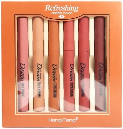 YOMNA Silky touch Refreshing Matte colour Heng Fang So sweet dream Lips colour 6-Pcs