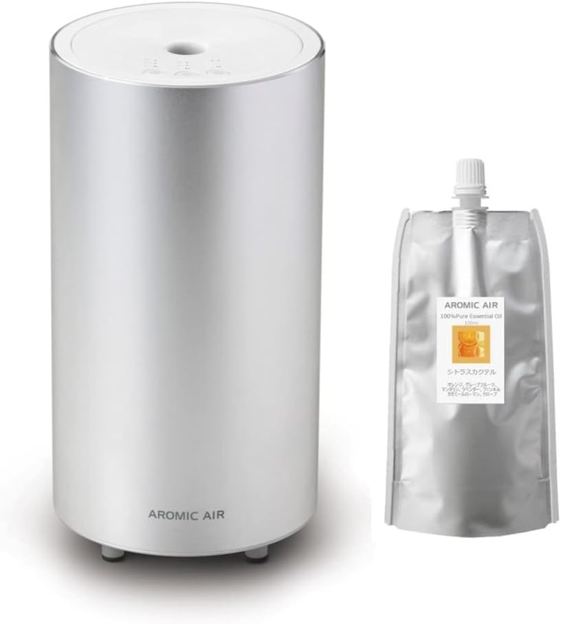 アロミックエアー＋専用アロマオイル100ml（又は50ml×2個）セット アロマディフューザー アロマオイル アロマスター 選べるセ