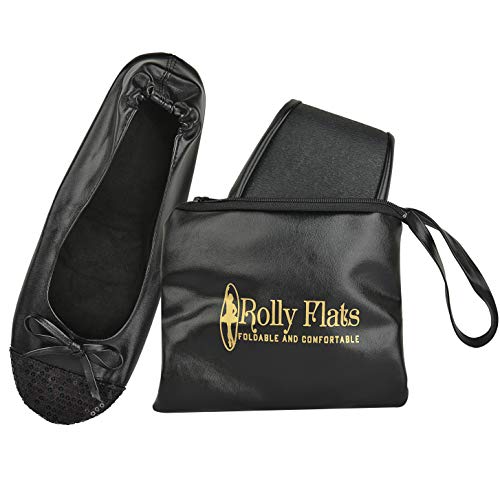Image of Women's Foldable Ballet Flats - Portable Flat Shoes for Travel and Wedding that Fit in Your Purse