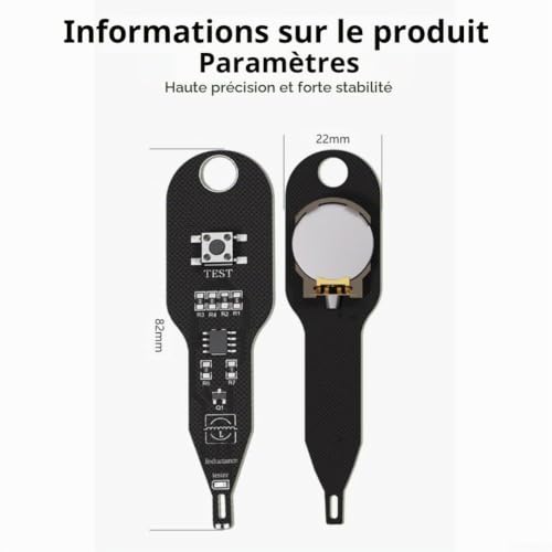 Testeur d'inductance, Instrument d'induction électromagnétique de circuit pour les outils de dépannage et de réparation de bobine de carte mère – vue 6