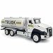 ZEZEFUFU 1:50 Simulation Oil Corp Toy Engineering Tanker Trailer Truck Model Car for Collection