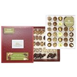 Lauensteiner große Nougat-Auslese 700g in Geschenk-Schachtel - 18 feinste Nougat-Variationen ohne Alkohol für Liebhaber der nussigen Verführung