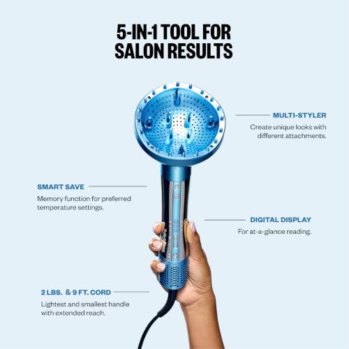 Image of BaBylissPRO The Style /Switch 5-in-1 Air Styling and Drying System, Ionic Lightweight Multi-Styler Hot Air Styler