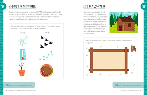 The Big Book of Reading Comprehension Activities, Grade 1: 120 Activities for After-School and Summe