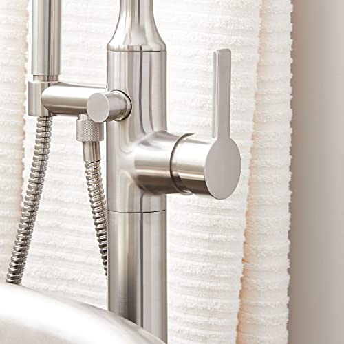 Signature Hardware 466434 Lentz Floor Mounted Tub Filler Faucet - Includes Hand Shower #TOP7