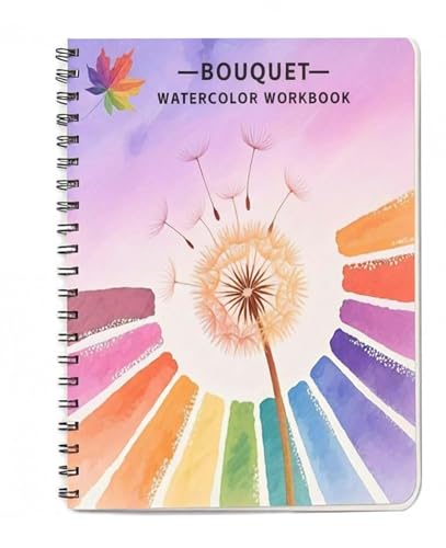 Watercolor Workbooks Beginner Watercolor Painting Kit Perfect for Gifting to Spark Creativity & Joy for Adults (Bouquet -Without Palette)