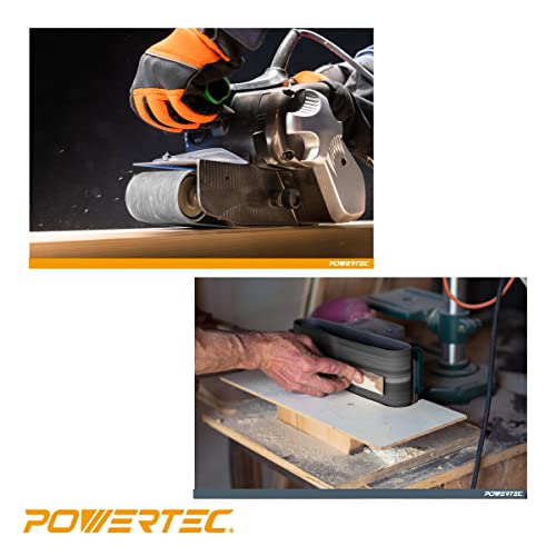 Powertec 46007 3" X 21" Silicon Carbide Sanding Belts For Knife & Tool Sharpener, Assorted Knife Sharpening Belt Kit For Belt Sander, 120/240/ 400/600/ 800/1000 (2 Belts Each, 12Pcs) #TOP4