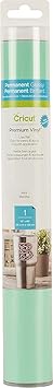 Cricut Premium Permanent Vinyl 12" x 48", Strong Adhesive Lasts for 3 Years, UV & Water-Resistant, Perfect for Indoor-Outdoor DIY Projects, Compatible with Cricut Machines, Mint