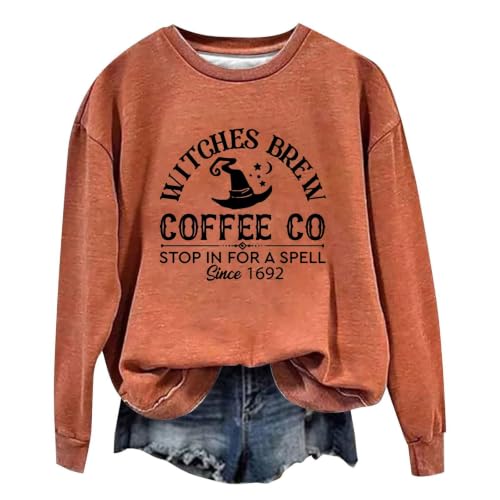 Halloween Sweatshirts Witches Brew Coffee Co Stop In For A Spell Since 1692