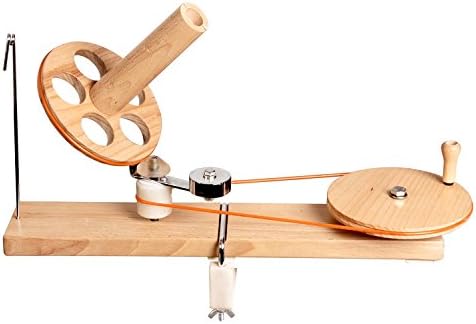 KNITPRO KP35005 KnitPro Winding & Dispensing Accessories Natural Ball Winder, Wood, Multi-Colour, 30 x 35 x 30 cm