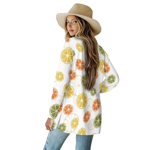 Image of Cardigan for Women Long Sweater Open Front Sweaters Fashion Lightweight Cardigans with Pockets