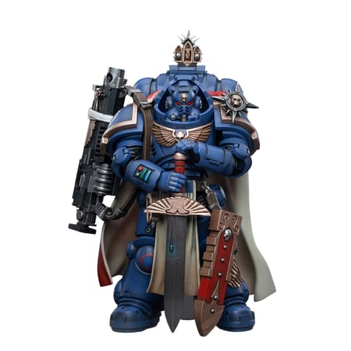 Joytoy 1/18 Warhammer 40,000 Action Figure Ultramarines Captain With Master-Crafted Heavy Bolt Rifle #TOP23