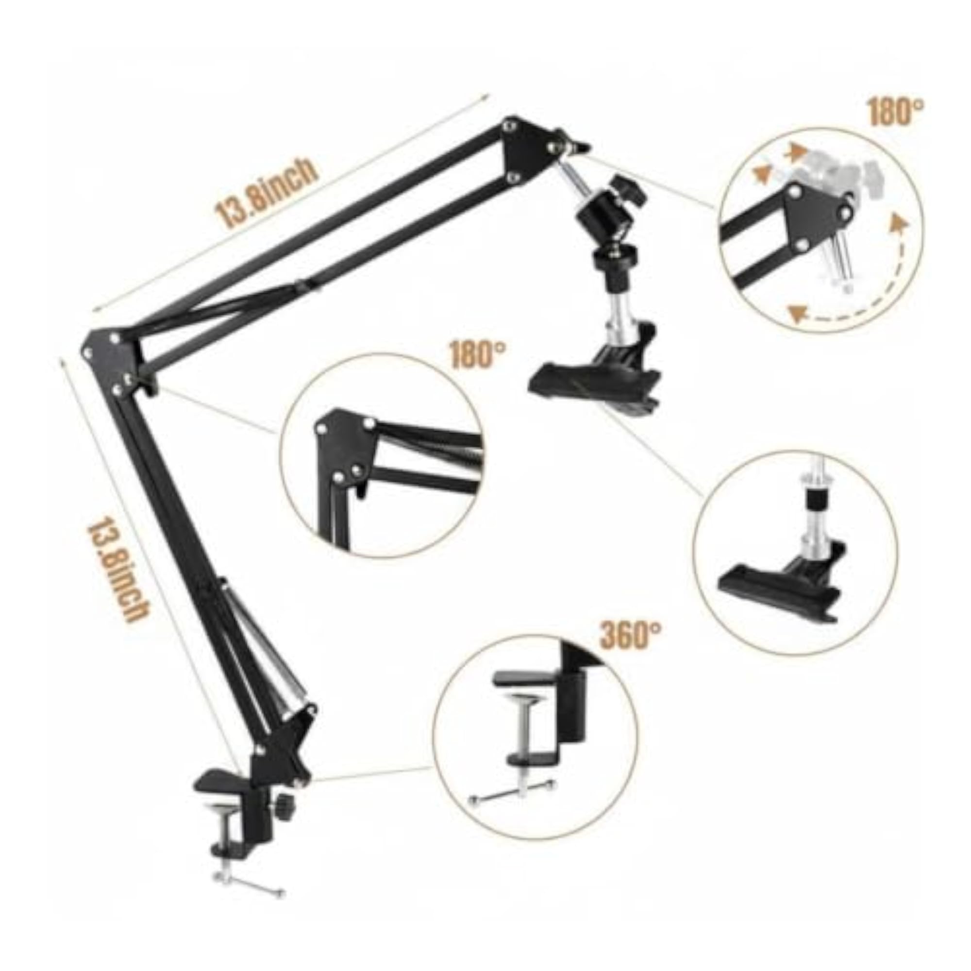 Adjustable Desktop Cross Stitch Frame Stand with 360° Rotation