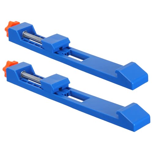 SEWACC 2pcs Circular Saw Base Guide Rail Adjustable Handheld Cutting Guide Precision Straight Edge Clamp for Woodworking Plywood Laminate Floor Tile Cutting