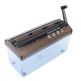 Utilisation stable et efficace : conçu avec 4 patins antidérapants pour le maintenir stable pendant le fonctionnement, ce destructeur de documents manuel peut traiter jusqu'à 2 feuilles de papier A4 à la fois grâce à sa large entrée d'alimentation de 229 mm pour une manipulation efficace du papier.