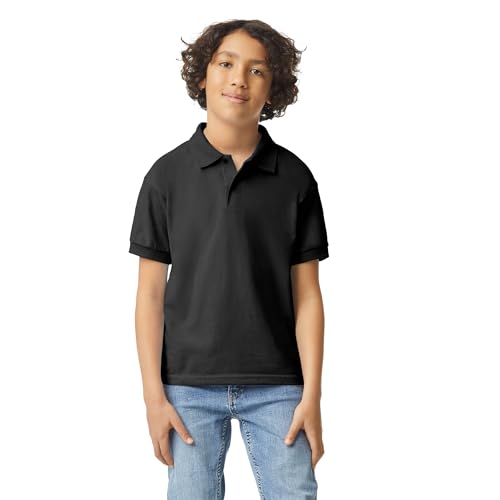 Gildan Kids' DryBlend Short Sleeve Polo, Style G8800b, 3-Pack2