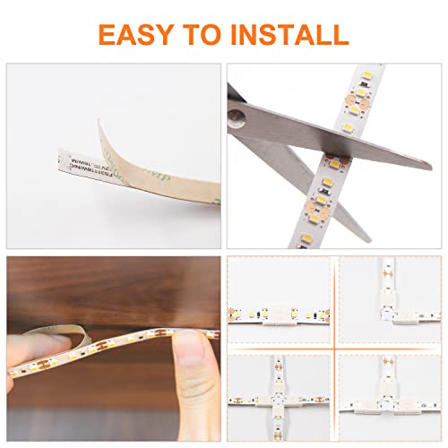 Tira LED VST 8.2ft Blanco Cálido 2700K 120 LEDs/m miniatura 3