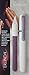 Budd Leather Nailmaid White Line Ceramic Nail File with Grey Clip, 0.10 Pound
