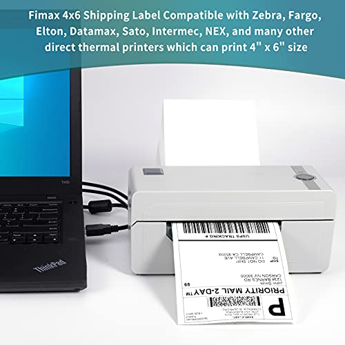 Étiquettes d'expédition pour l'adresse USPS Amazon FedEx avec format thermique direct 4x6