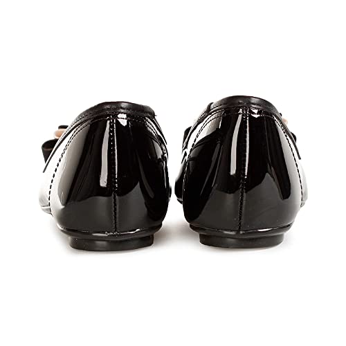 Sapatilha Infantil Molekinha Verniz Premium Laço Preto 30