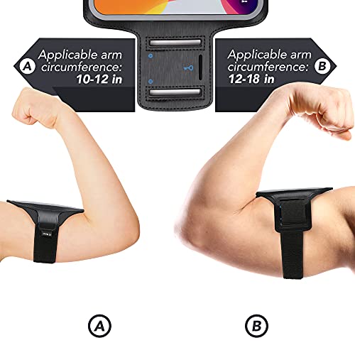 I2 Gear Armband For Iphone Se 2020, 8, 7, 6, 6S With Screen Protector (Jet Black) #TOP6