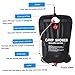 NethCasti Solar Shower Bag Camping Heating Shower Water Bag 20L for Travelling Hiking Backpacking Camping