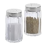 Westmark Shaker do pieprzu, Pojemność: 50 ml, Szkło/Stal nierdzewna, Traditionell, Srebrny/Przezroczysty, 63102260
