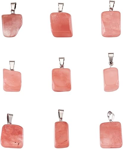 Miniatura 28 de Beadthoven - 24 colgantes de malaquita con piedra curativa irregular, cristal de chakras, reiki, pepita verde caída, cuentas para hacer collares