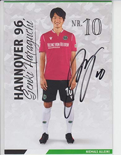 D304 直筆サイン 日本代表 原口元気 ハノーファー96 19/20 浦和レッズ ワールドカップ