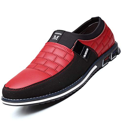 COSIDRAM Mens Casual Shoes Sneakers Loafers Comfort Walking Shoes for Male Business Work Office Dress