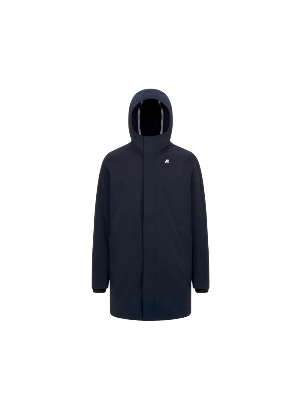 K-Way Giubbotto Lungo uomo, modello MARLYN BONDED realizzato in poliestere, dal Fit Regular, colore Blu