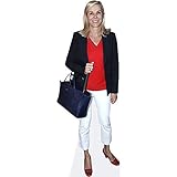 Laurence Ferrari (Red Top) Silhouette en Carton Taille Mini