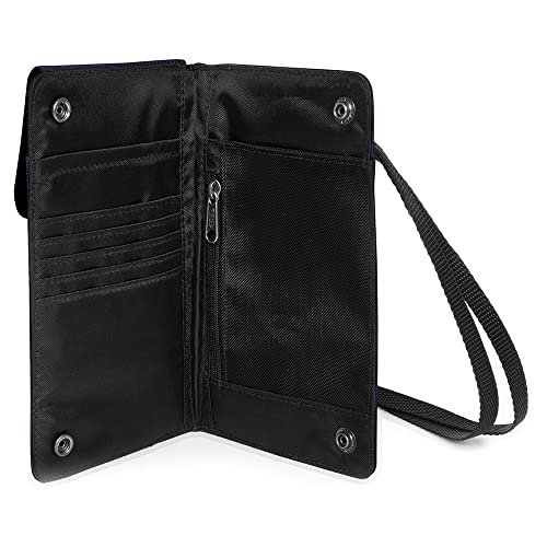 Image of EASTPAK DALLER Pouch Wallet, 18 cm, Ultra Marine (Blue), Black