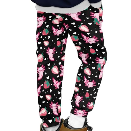 Pinupub Boys Girls Jogger Pants with Pockets Graphic Printed Trendy Casual Bundle Foot Sweatpants3