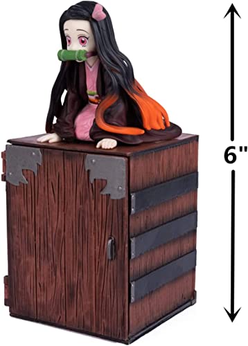 Ninjamo Nezuko Kamado Mini Action Figure With Box Demon Slayer Anime Toy Statue Desk Prop Collectible Manga Figurine #TOP3