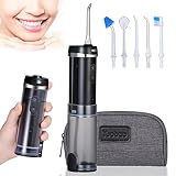 Portable Water Flossers for Teeth, Yoobao Mini Cordless Dental Oral Irrigator with Removable Water T