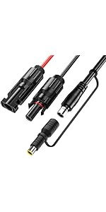 Amazon.com: Solar Panel Connector to DC8020 Adapter Extension