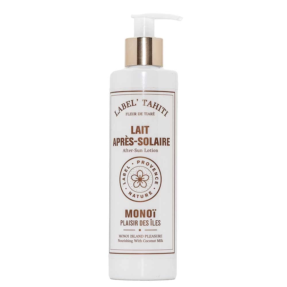 Label Provence - French After Sun Lotion with Nourishing Coconut Milk - Monoi Island Pleasure - 8.4 Fl Oz Bottle