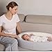 Large Baby Nest Lounger Breathable and Soft Cotton, Portable Travel Bassinet,Snuggle Me Lounger, Baby Changing Basket, Indoor-Outdoor Use