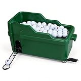 Golfballspender, Hält 100 Bälle, Halbautomatische Golfball-Pitching-Maschine, verstellbare Höhe, für Privatpraxis, Golfplätze und Schlagtraining