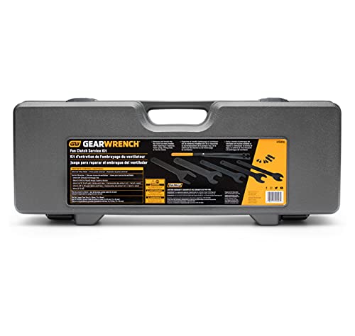 Image of GEARWRENCH Fan Clutch Service Set, Fan Nut Wrenches, Pully Holder, Blow Mold Case- 41580D