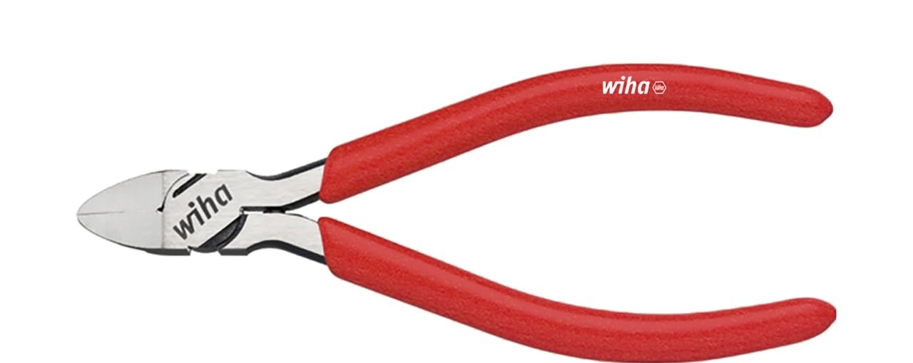 Wiha Szczypce boczne z tworzywa sztucznego Classic ze sprężyną otwierającą bez wate (37402) 125 mm