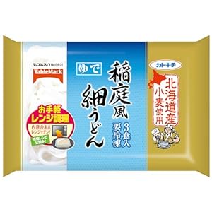 【冷凍】【12パック】稲庭風細うどん 3食 テーブルマーク" 