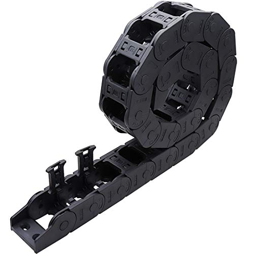 Qbgtfak Cable Drag Chain - 1M Long Black Cnc Machine Tool Cable Wire Carrier Drag Chain Nested 25Mm X 38Mm Ted Lele (25Mm X 38Mm) #TOP1