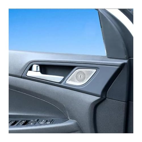 Cache-Haut-Parleur Portière Hyundai Tucson 2015 Accessoire Intérieur Noir - 2