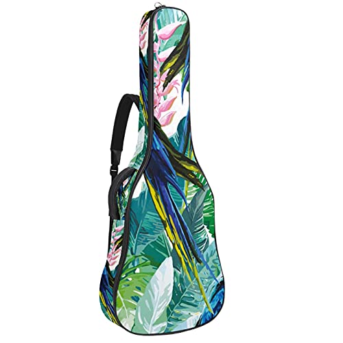 Housse guitare électrique 106cm et basse à motif perroquet